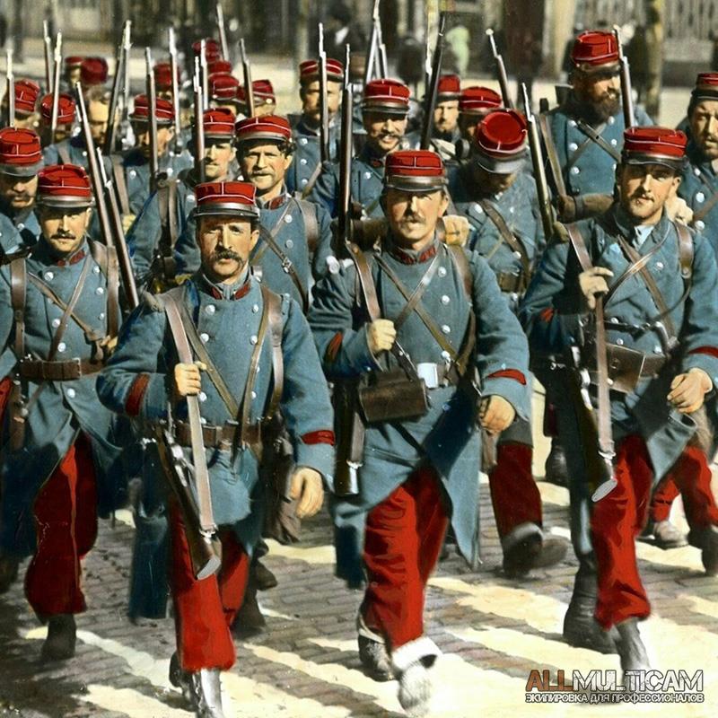 Французские солдаты