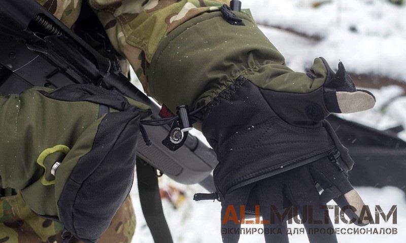 Обзор тактических зимних перчаток-рукавиц Heat 3 Smart