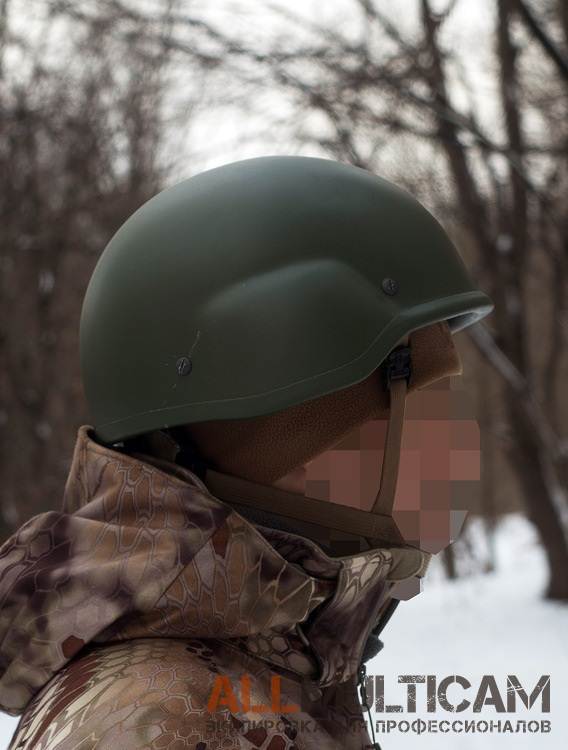 Модификация общевойскового шлема 6б7