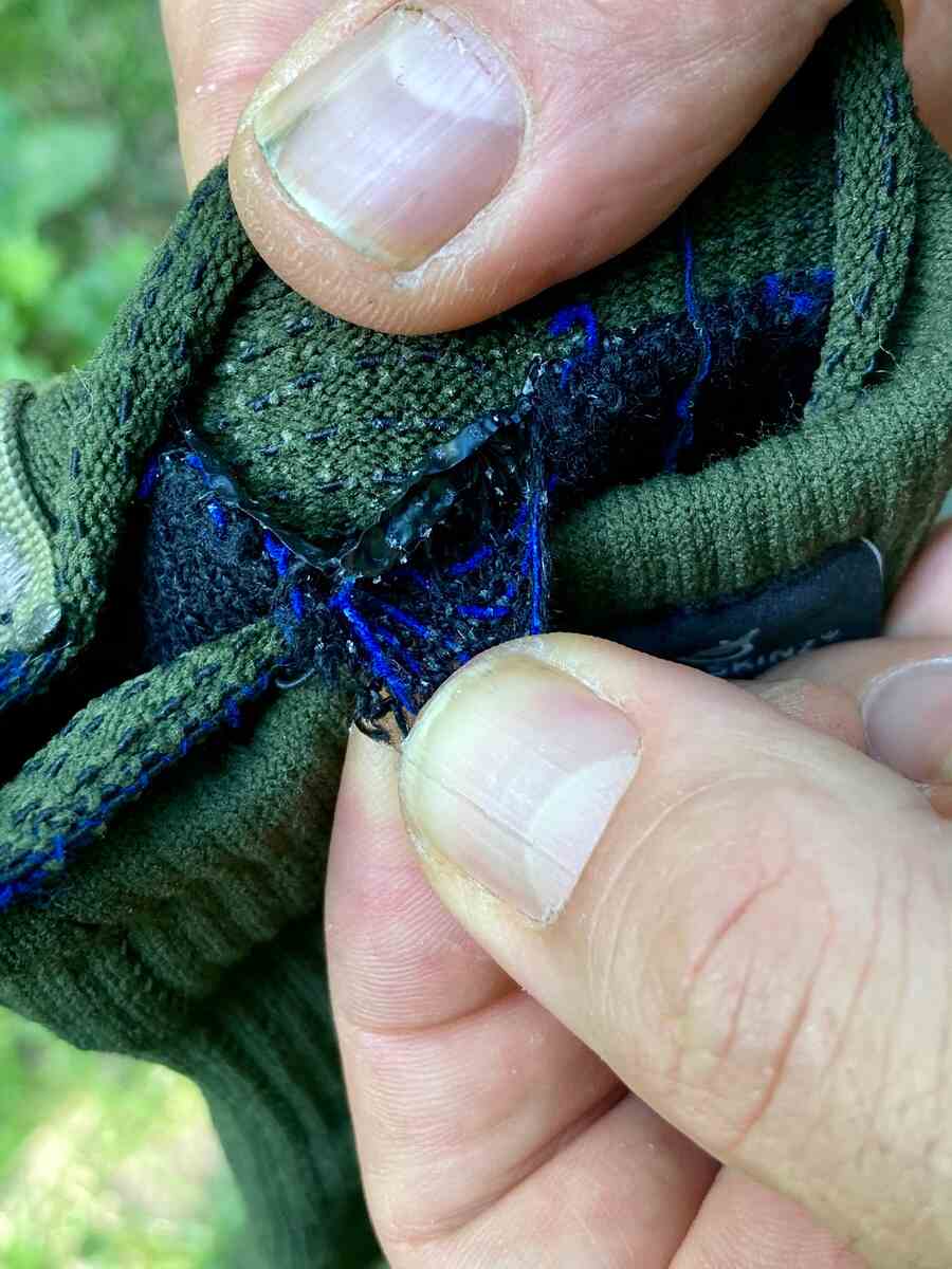 Конструкция носков SealSkinz Многослойная конструкция носков SealSkinz