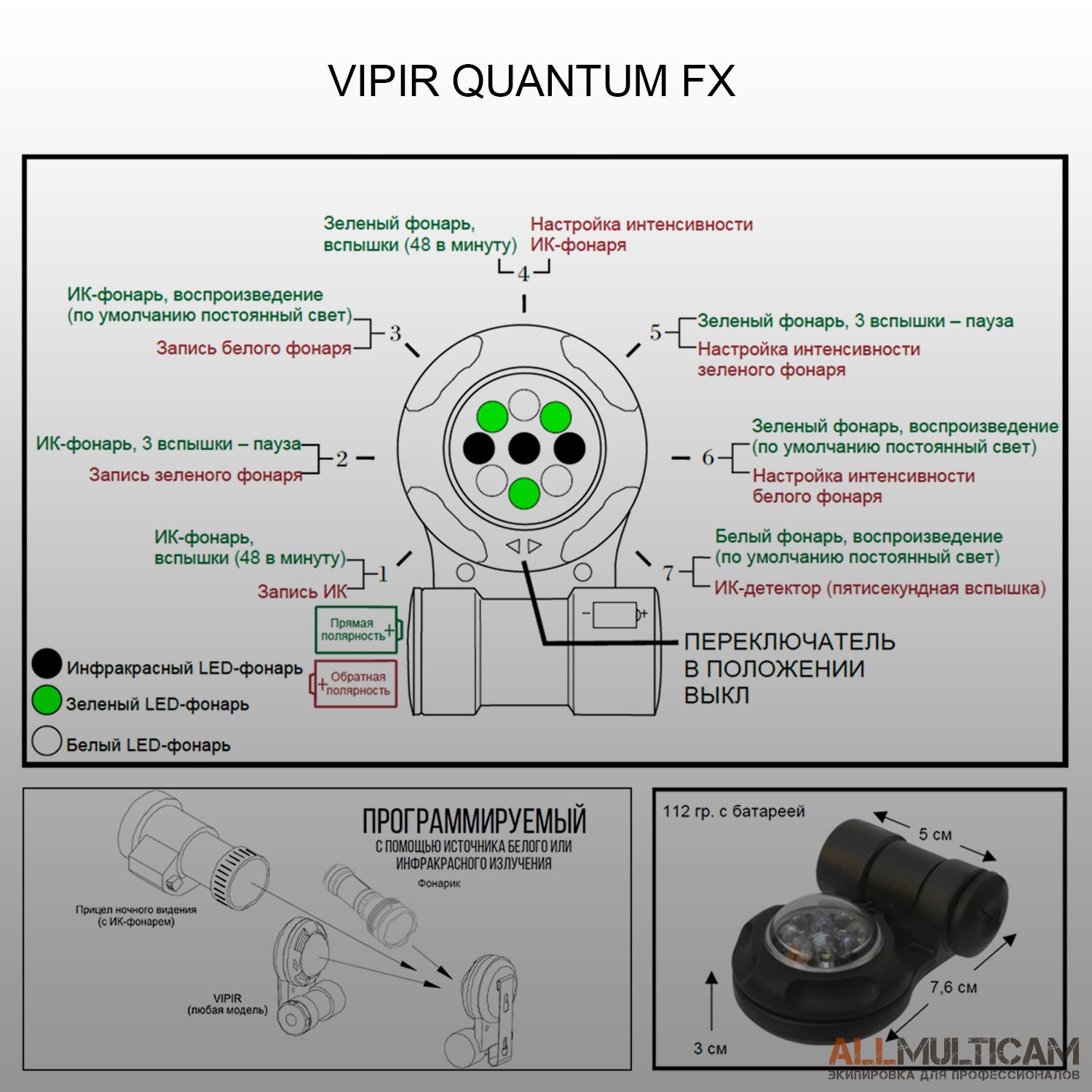 Маркер VIPIR Quantum FX Adventure Lights