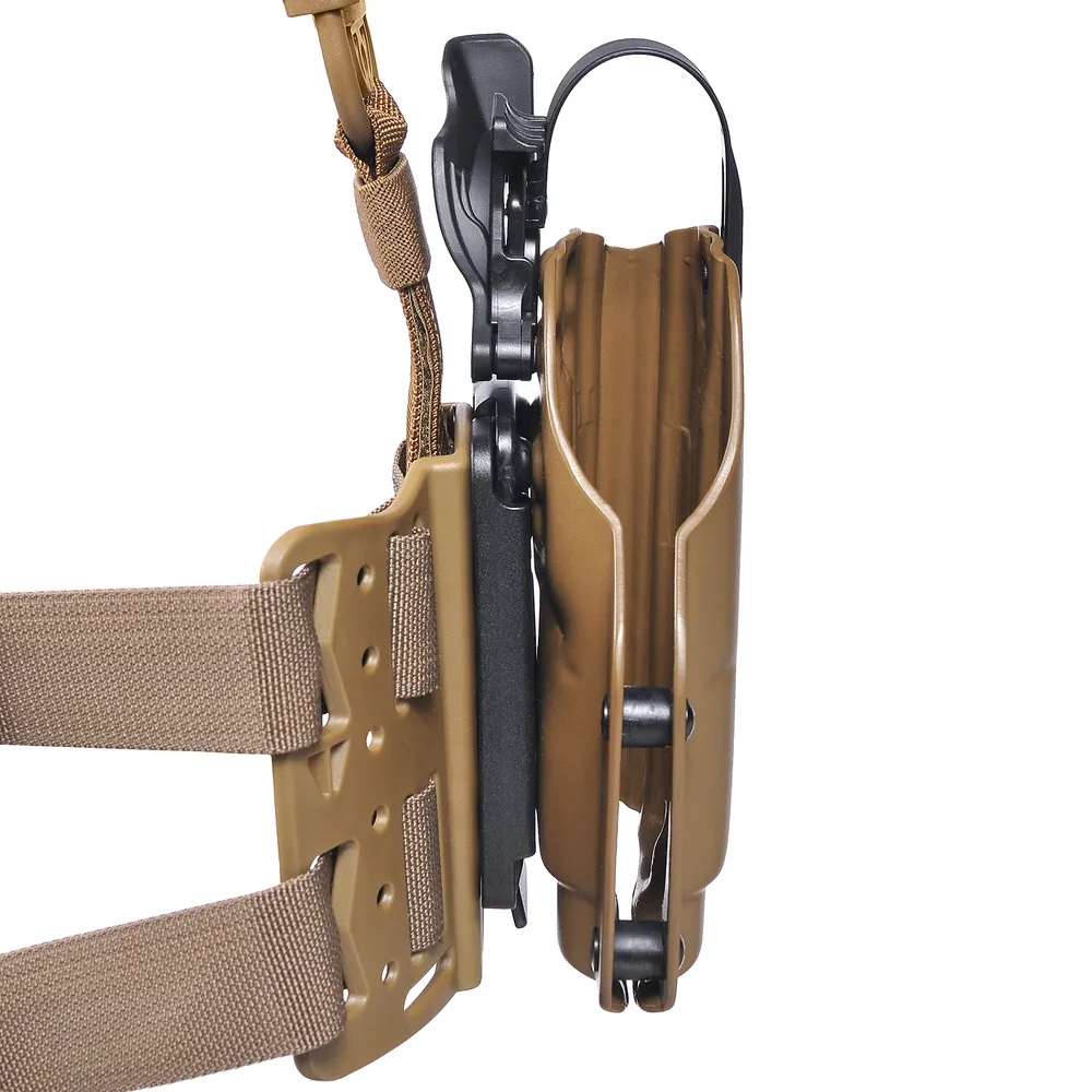 Тактическая пластиковая кобура для пистолета SIG-Sauer WRS Level II Duty Holster w/Tac-light Blade-Tech