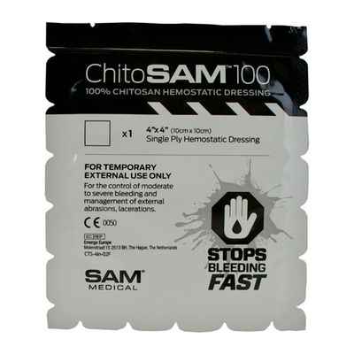 Кровоостанавливающая салфетка 10 х 10 см ChitoSAM Sam Medical | Военторг ALLMULTICAM 