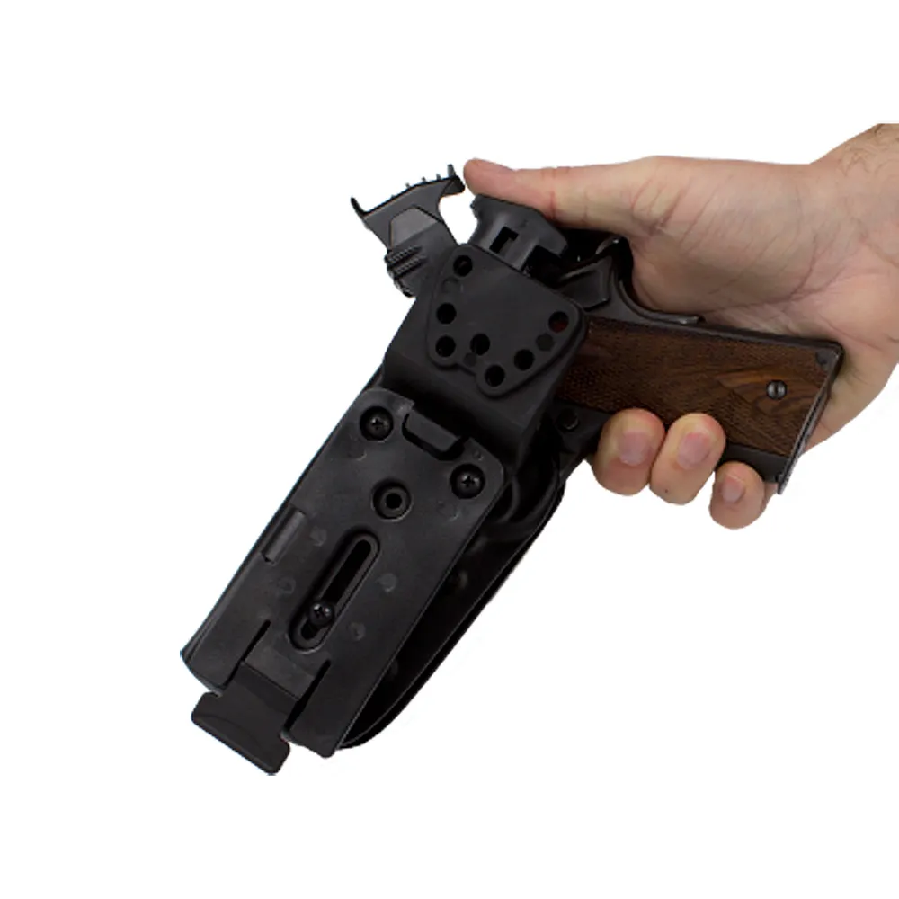 Тактическая пластиковая кобура для Глок 17, ПЯ, Sig Sauer без фонаря WRS Level III DUTY HOLSTER Blade-TechКопировать товар