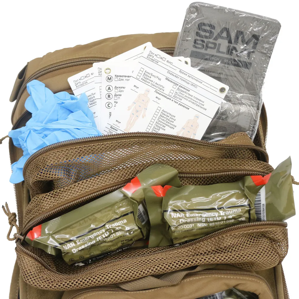Укомплектованный медицинский рюкзак Assault Medic Bag Tactical Medical Solutions