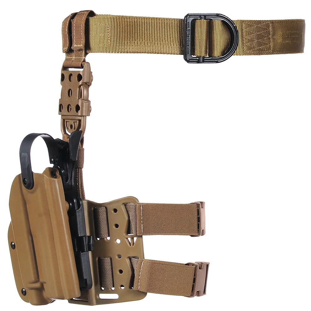 Тактическая пластиковая кобура для пистолета SIG-Sauer WRS Level II Duty Holster w/Tac-light Blade-Tech