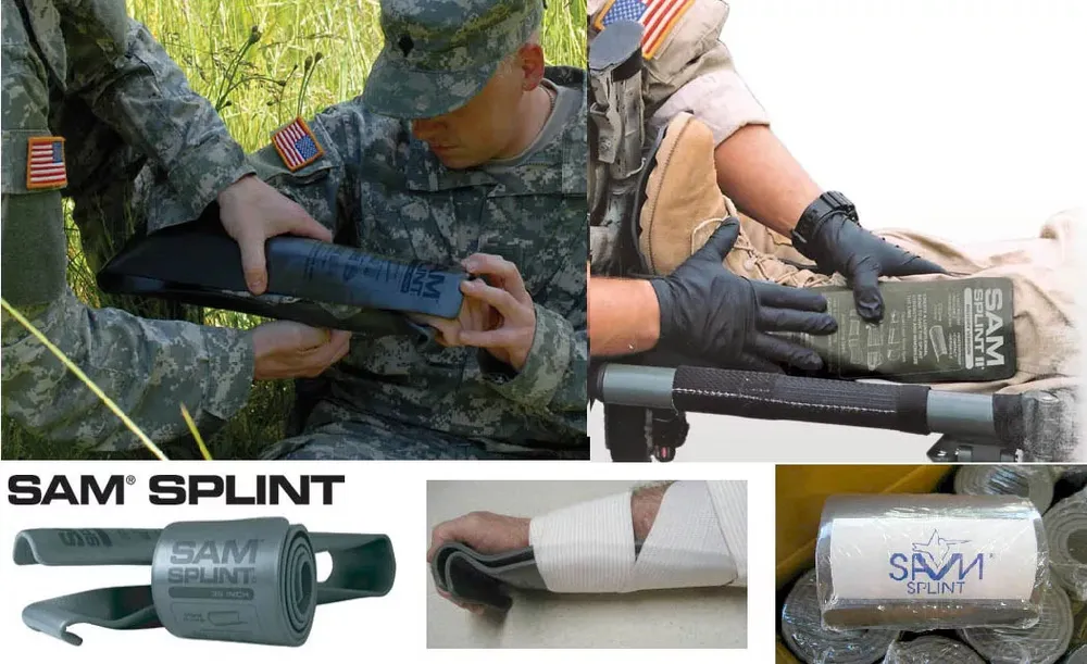 SAM SPLINT Шина скрученная 36 Roll для стабилизации травм