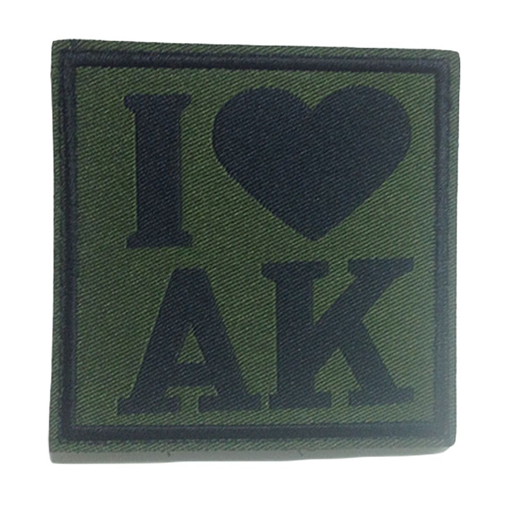 Шеврон &quot;I LOVE AK&quot;