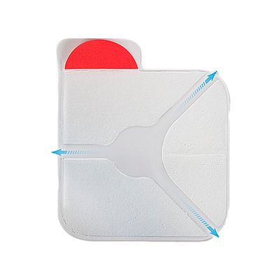 Двойной прозрачный клейкий пластырь с 3-мя каналами для сброса давления (6х6 дюймов) HyFin Vent Chest Seal North American Rescue | Военторг ALLMULTICAM 