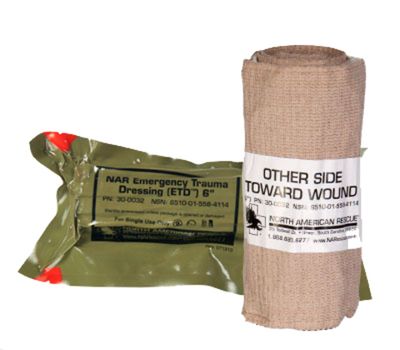 Стерильный бинт Emergency Trauma Dressing (ETD) - 6 in. North American Rescue | Военторг ALLMULTICAM 