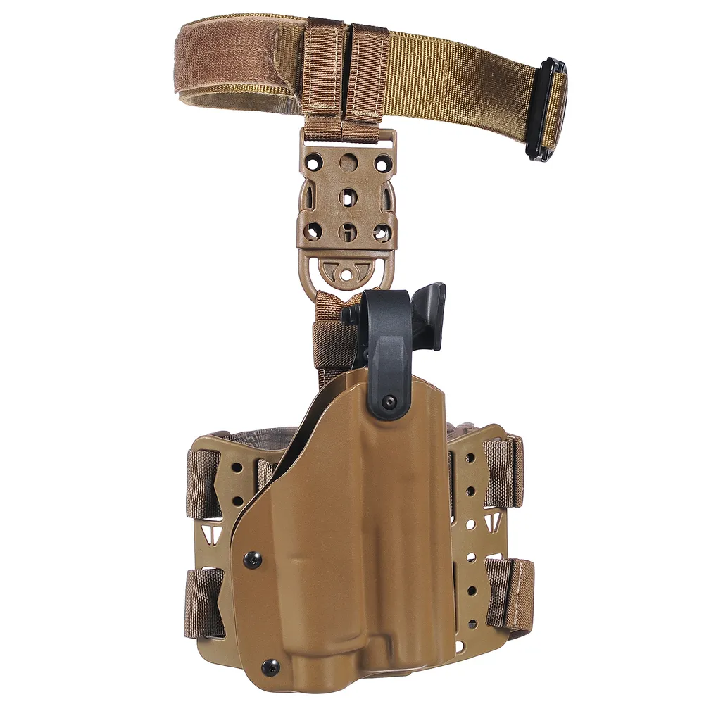 Тактическая пластиковая кобура для пистолета SIG-Sauer WRS Level II Duty Holster w/Tac-light Blade-Tech