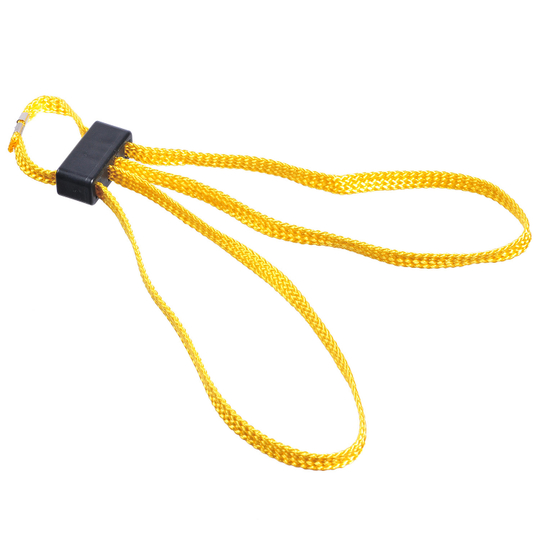 Жёлтые текстильные одноразовые наручники HT-01-Y ESP