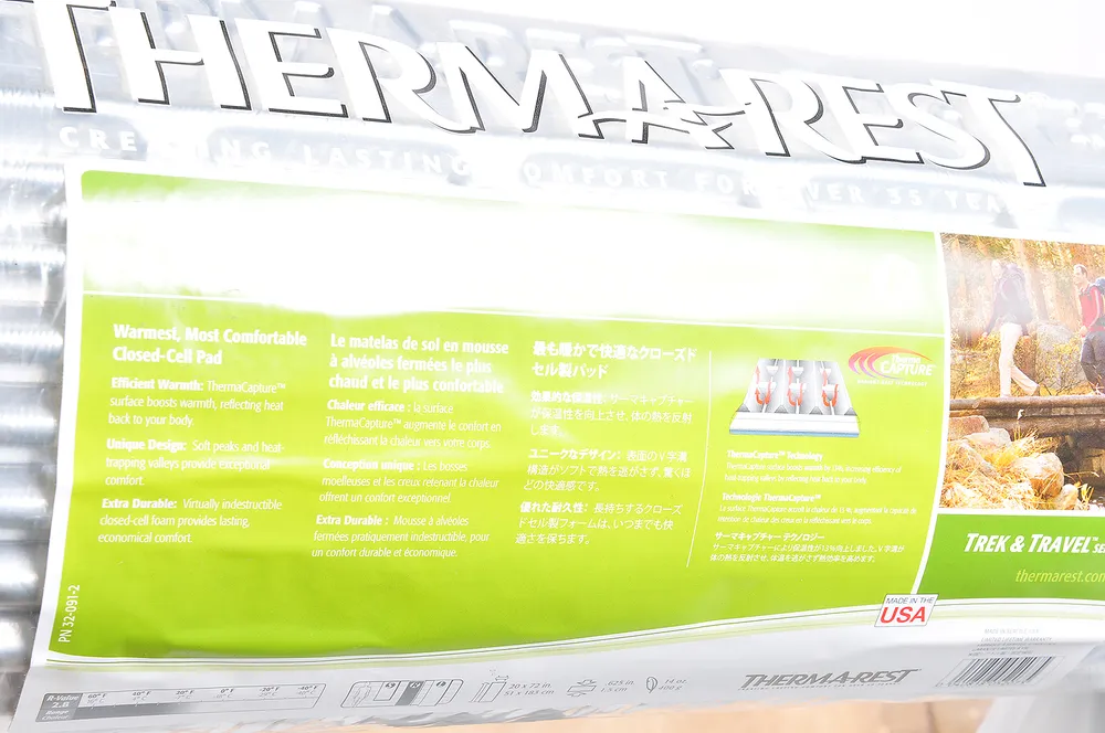 Коврик RidgeRest Solite Therm-A-Rest