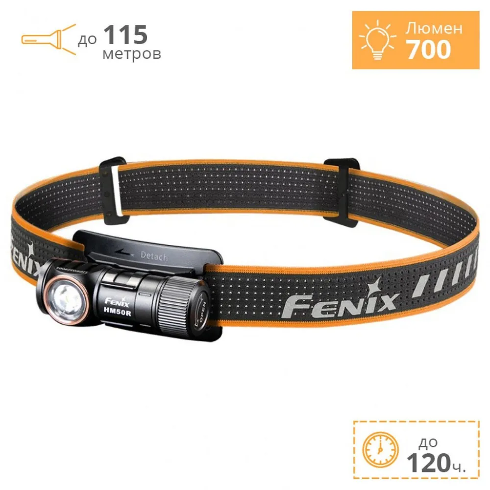 Налобный фонарь HM50R V2.0 (XP-G S4, ANSI 700 лм) Fenix
