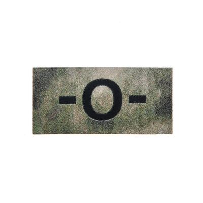 ИК шеврон "ГРУППА КРОВИ "I R-" | Военторг ALLMULTICAM 