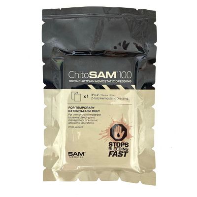 Гемостатическая повязка 7,6 х 122 см ChitoSAM100 Sam Medical | Военторг ALLMULTICAM 