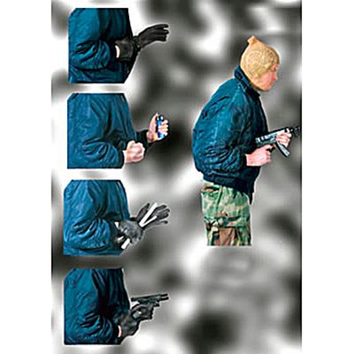 Серия тактических мишеней для стрельбы. Мишень №3 ESP | Военторг ALLMULTICAM 