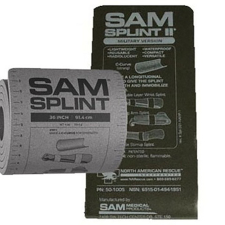 SAM SPLINT Шина скрученная 36 Roll для стабилизации травм