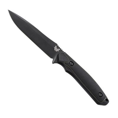 Тактический нож с фиксированным лезвием BM169BK Protagonist Drop Point Benchmade | Военторг ALLMULTICAM 