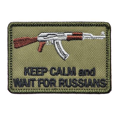 Шеврон "WAIT FOR RUSSIANS" | Военторг ALLMULTICAM 