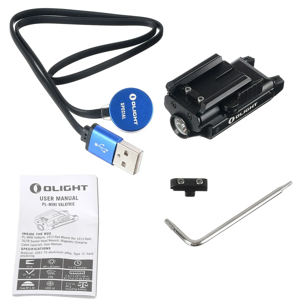 Тактический пистолетный фонарь PL Mini Valkyrie Pistol Light Olight