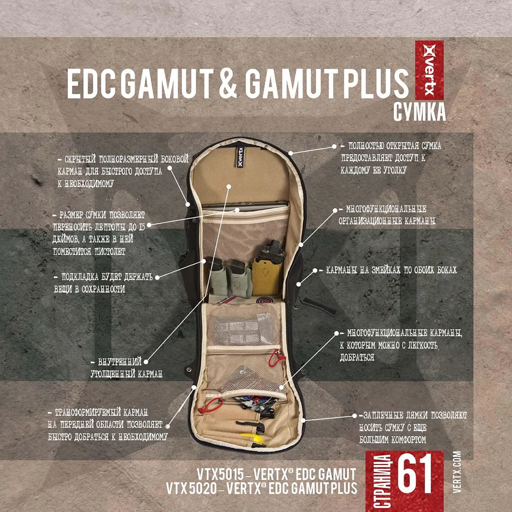 Рюкзак EDC Gamut Plus Vertx