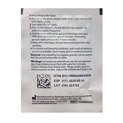 Кровоостанавливающий порошок Celox | Военторг ALLMULTICAM 