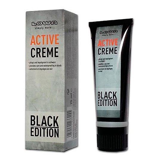 Черный крем для обуви Active Creme Lowa