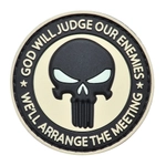 Шеврон "КАРАТЕЛЬ GOD WILL JUDGE OUR ENEMYS"