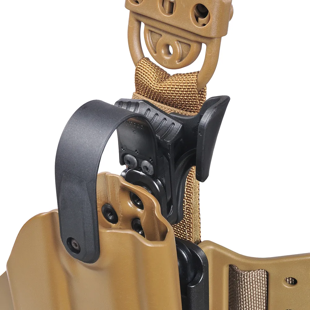 Тактическая пластиковая кобура для пистолета SIG-Sauer WRS Level II Duty Holster w/Tac-light Blade-Tech