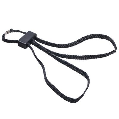 Чёрные текстильные одноразовые наручники HT-01-B ESP | Военторг ALLMULTICAM 