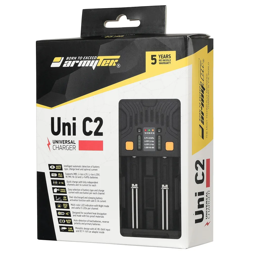 Универсальное зарядное устройство Uni C2 Armytek