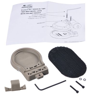 Двухстороннее крепление на шлем инфракрасного маркера Adventure Lights | Военторг ALLMULTICAM 