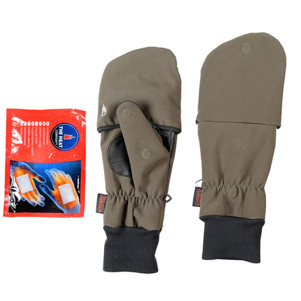 Тактические рукавицы-митенки Heat 2 Softshell Outdoor Pro