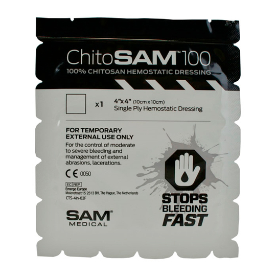Кровоостанавливающая салфетка 10 х 10 см ChitoSAM Sam Medical