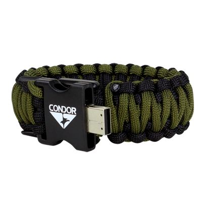 Браслет из паракорда c USB - накопителем Condor | Военторг ALLMULTICAM 