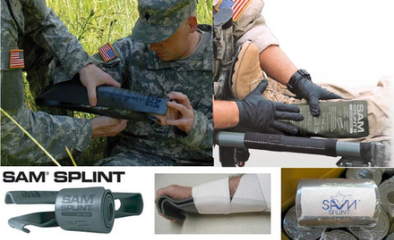 SAM SPLINT Шина скрученная 36 Roll для стабилизации травм