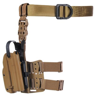 Тактическая пластиковая кобура для Глок 17, Sig Sauer с фонарём WRS Level II Duty Holster w/Tac-light Blade-Tech | Военторг ALLMULTICAM 