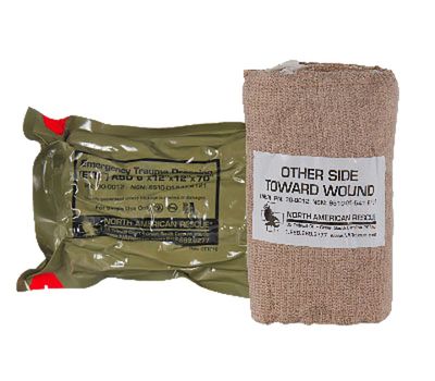 Стерильный бинт Emergency Trauma Dressing (ETD)- Abdominal/Stump North American Rescue | Военторг ALLMULTICAM 