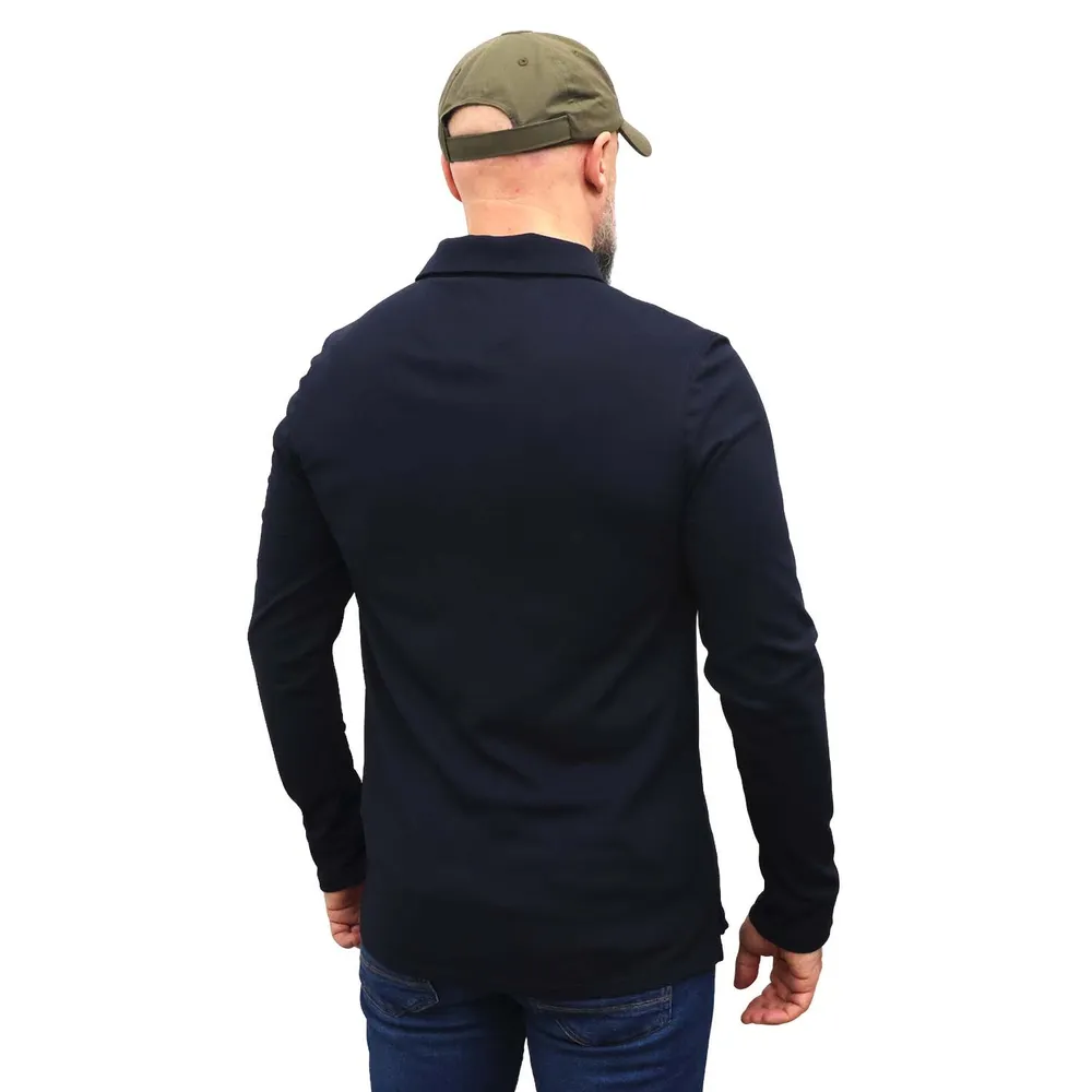 Рубашка-поло с длинным рукавом 5.45 DESIGN Navy