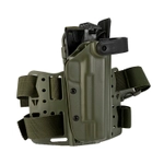 Тактическая пластиковая кобура для Глок 17, Sig Sauer с фонарём WRS Level II Duty Holster w/Tac-light Blade-Tech