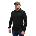 Рубашка-поло с длинным рукавом 5.45 DESIGN Black