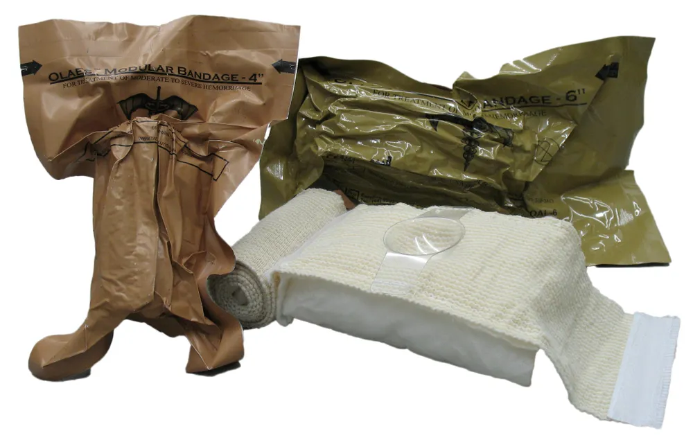 Эластичный марлевый бинт с клапаном давления (3 метра, 4 слоя) Olaes Modular Bandage Tactical Medical Solutions