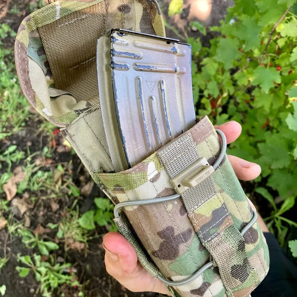 Универсальный подсумок закрытого типа на кнопках под 1 магазин АК 5.45 DESIGN