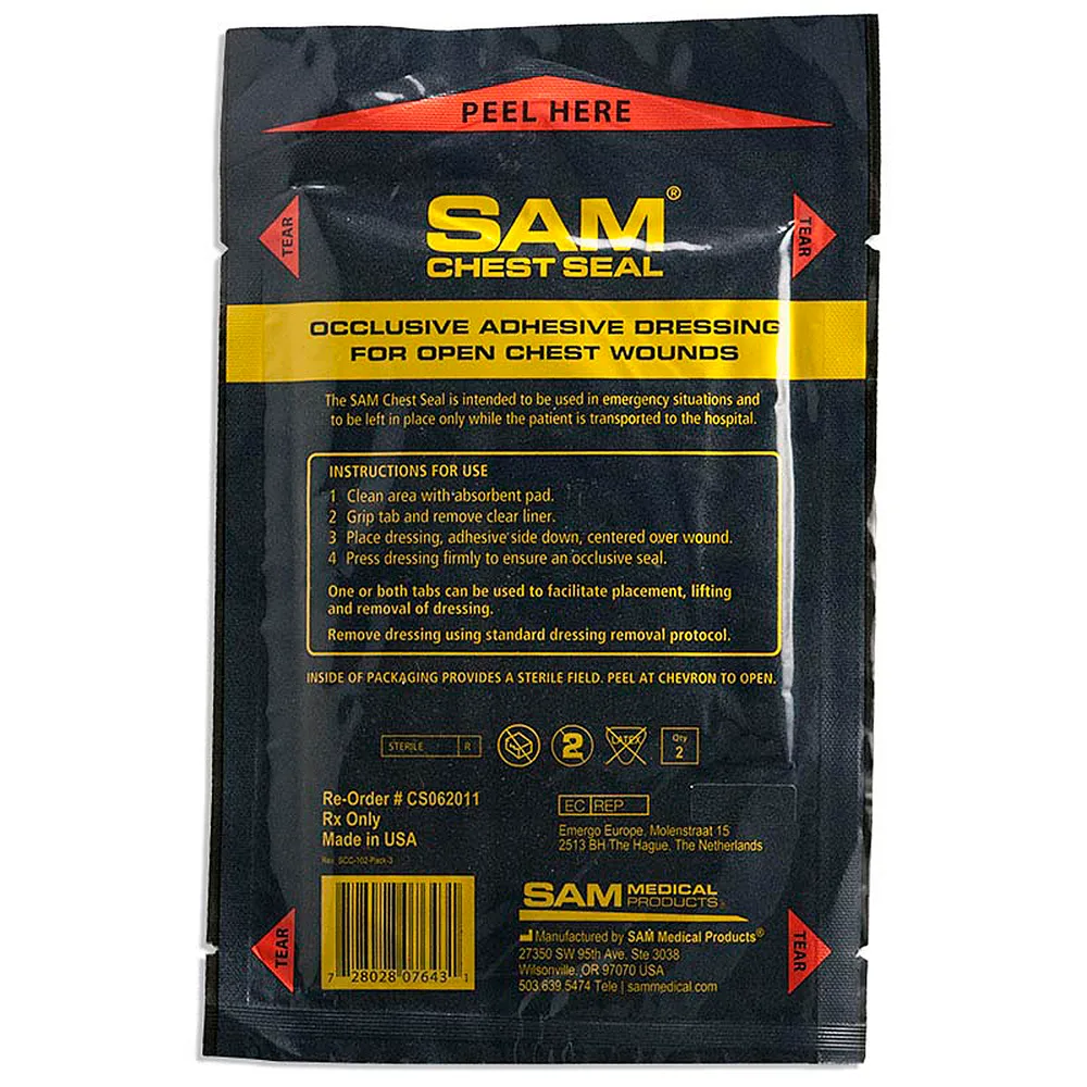 Пластырь Sam Chest Seal
